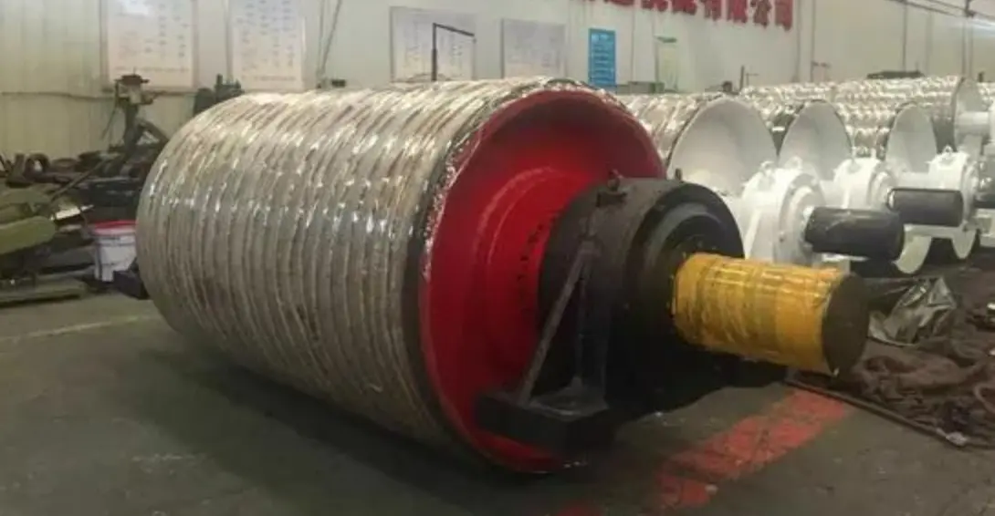 Rubber Lagged Drive Pulley